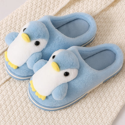 Snow Hug Penguin Slippers